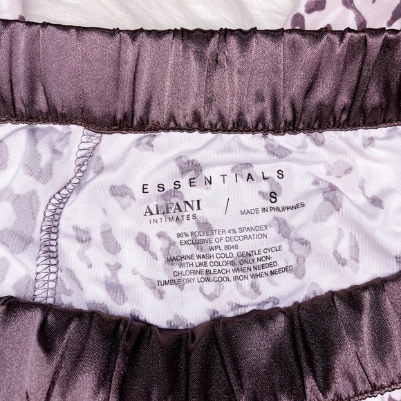 Alfani Pajama Pants in Smokey Animal NWT SZ S - Picture 5 of 5
